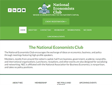 Tablet Screenshot of national-economists.org